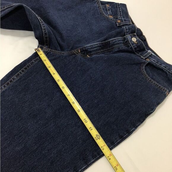 Levi’s 550 Vintage Mom Jeans Dark Wash High Waist Size 14 Miss S - Picture 10 of 13